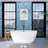 59.1'' x 28.5'' Soaking Acrylic Bathtub
