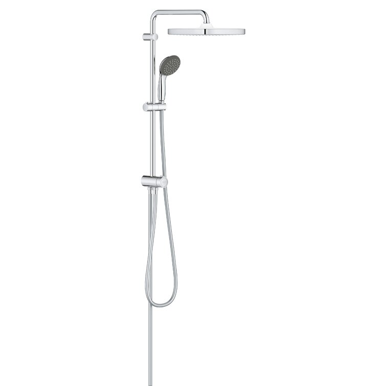 GROHE Vitalio Start 250 - Flex Shower System with Diverter, Water Saving Technology and Square Head