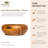 Rainforest Bowls Teak Serving Bowl