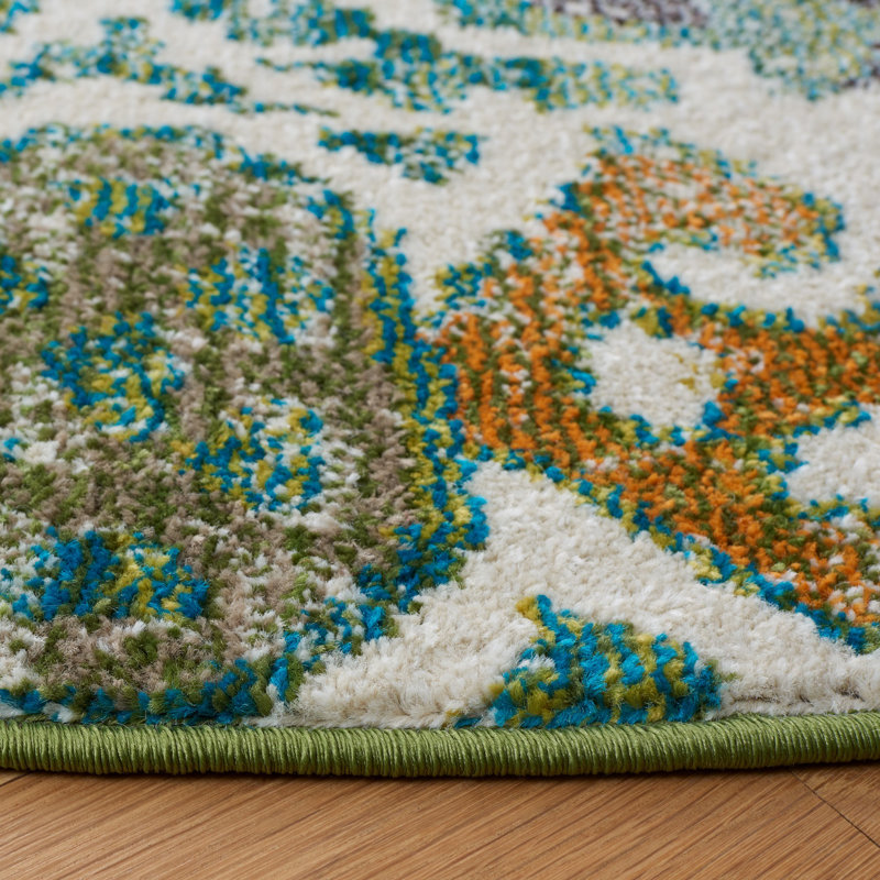 Dylanthomas Performance Oriental Rug, Square 6'7"