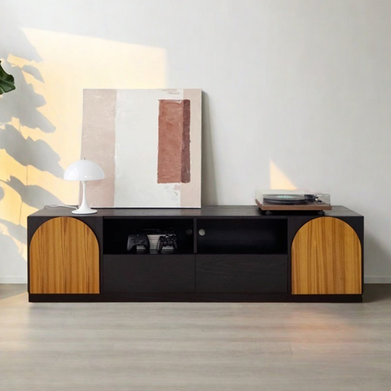 Meuble télé en bois massif personnalité