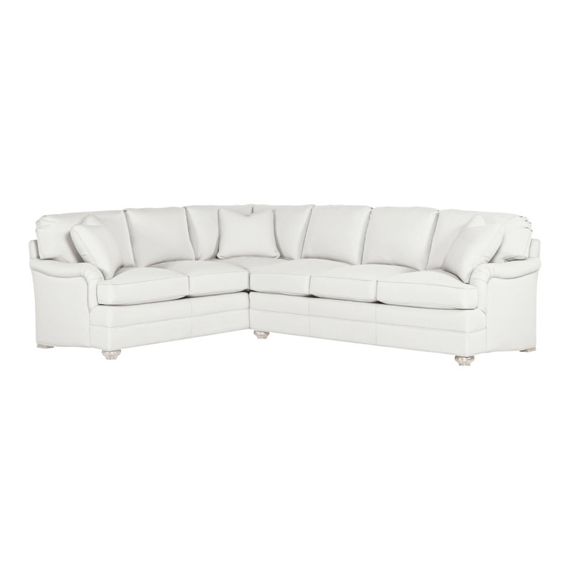 American Bungalow 2-Piece East Lake L- Sectional, Tommy Snow, Casa Blanca