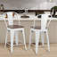 Chaise de salle à manger en métal avec tabourets empilables Johntell-683726928-683727023