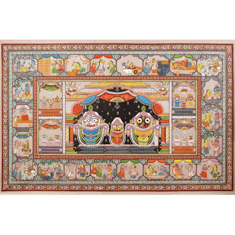 Shri Jagannath Ji (Krishna avec Balarm et Subhadra)