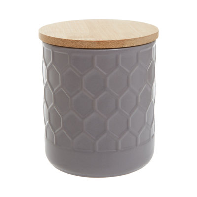 Geome Stoneware Jar