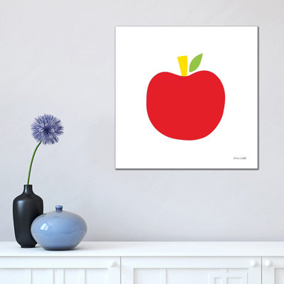Red Apple by Ann Kelle - Wrapped Canvas Gallery-Wrapped Canvas Giclée