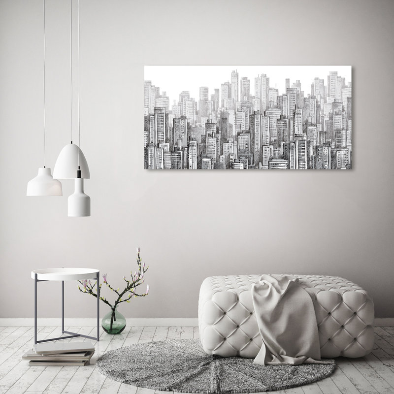 Skyscrapers - Wrapped Canvas Print