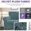 Housse pour causeuse en velours