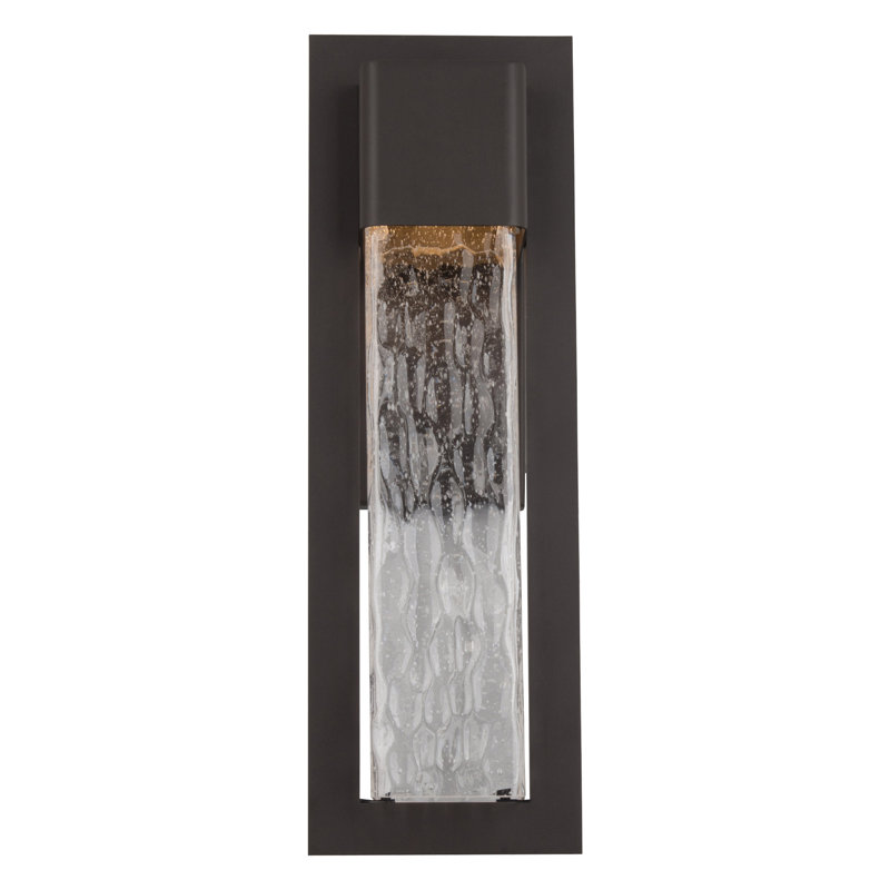 Mist 1 - Light LED Outdoor Armed Sconce, 20" H x 6.5" W x 5.5" D, Bronze