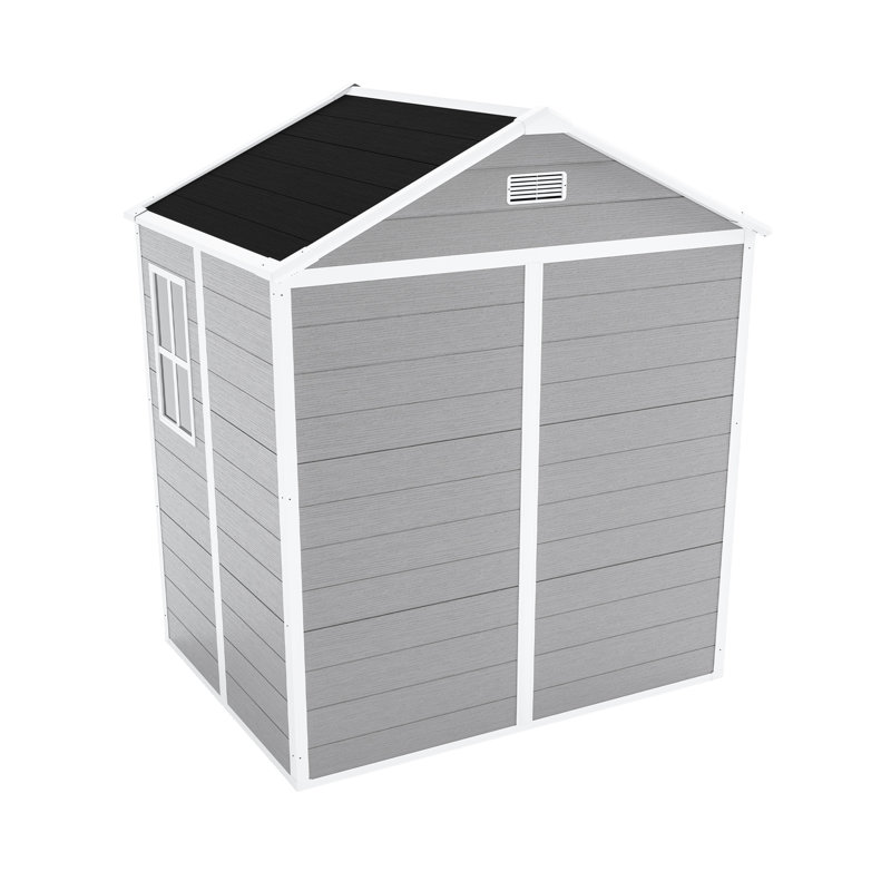 Cabane de rangement en polypropylène 6 * 5Ft