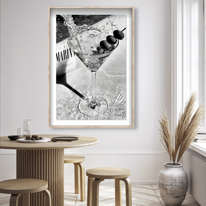 Chill Time II Print by Oliver Gal, 46.5"H x 31.5"W, Natural Oak Shadowbox