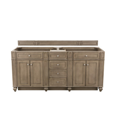 Bristol 72'' W Double Bathroom Vanity Base
