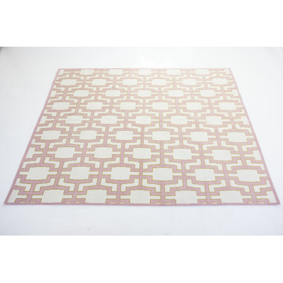 Della Hand Knotted Wool Geometric Area Rug