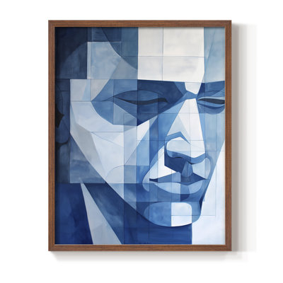 Série ABSTRACT Lxxxx - reproduction encadrée de qualité supérieure - prête à être accrochée - aucun clou requis
