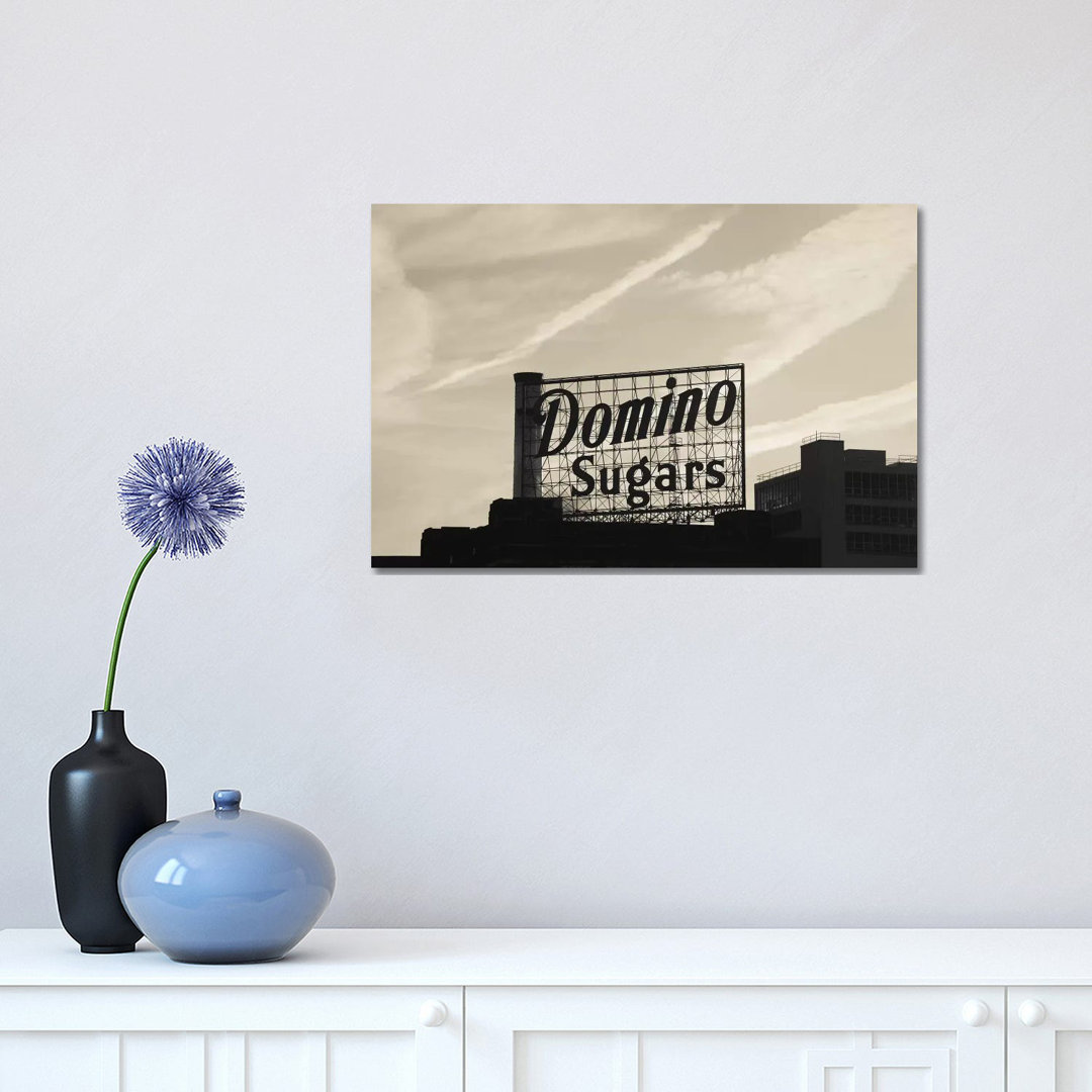 Low Angle View Of Domino Sugar Sign, Inner Harbor, Baltimore, Maryland, USA by Panoramic Images - Wrapped Canvas Gallery-Wrapped Canvas Giclée