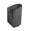 Chaise d'appoint - Fauteuil d'appoint rembourré en velours côtelé gris foncé-1952901544