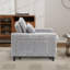 Chaise longue, fauteuil et fauteuil en velours côtelé Accent-1001919798