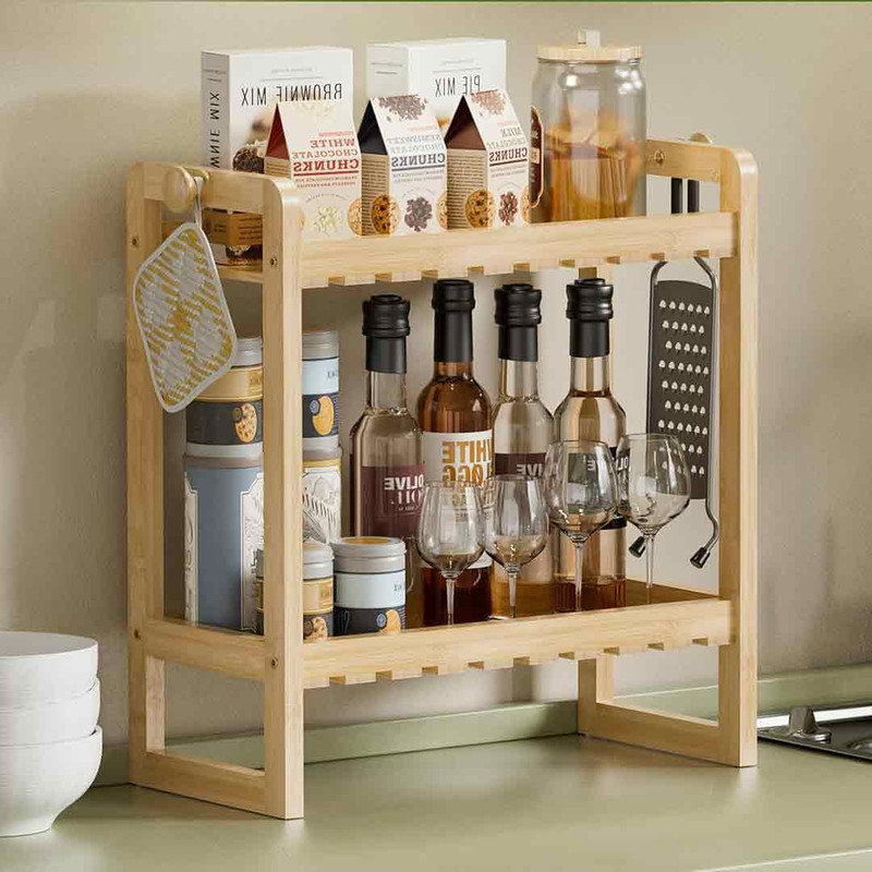 Latitude Run® Dolores Bamboo Wall Mounted Optional Bathroom Shelves ...