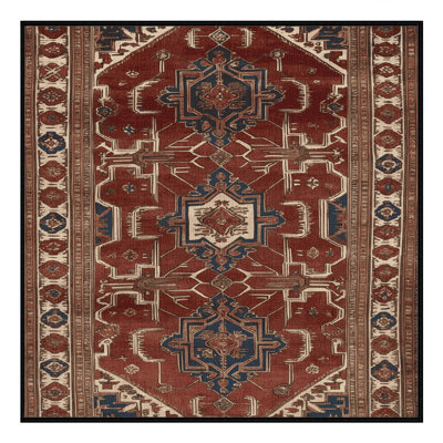 Tapis brun lavable à la machine