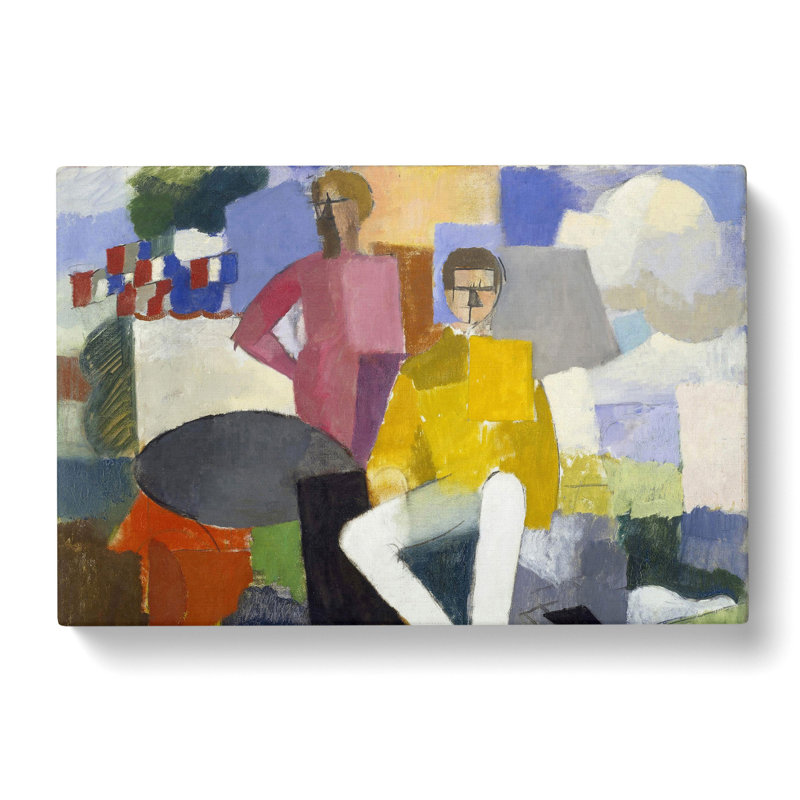 The Fourteenth Of July By Roger De La Fresnaye - Wrapped Canvas