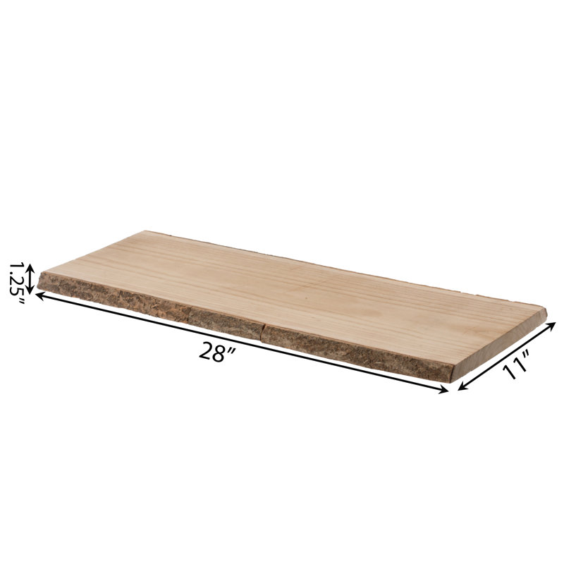 Loon Peak® Sevierville Wood Tray, 1.25" H x 28" W x 11" D