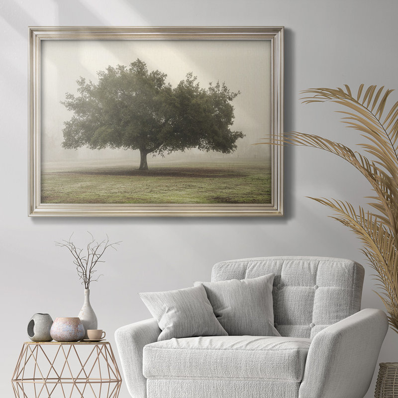 «Trees in the Fog II», reproduction d'art sur toile encadrée, L 41 po x H 29 po