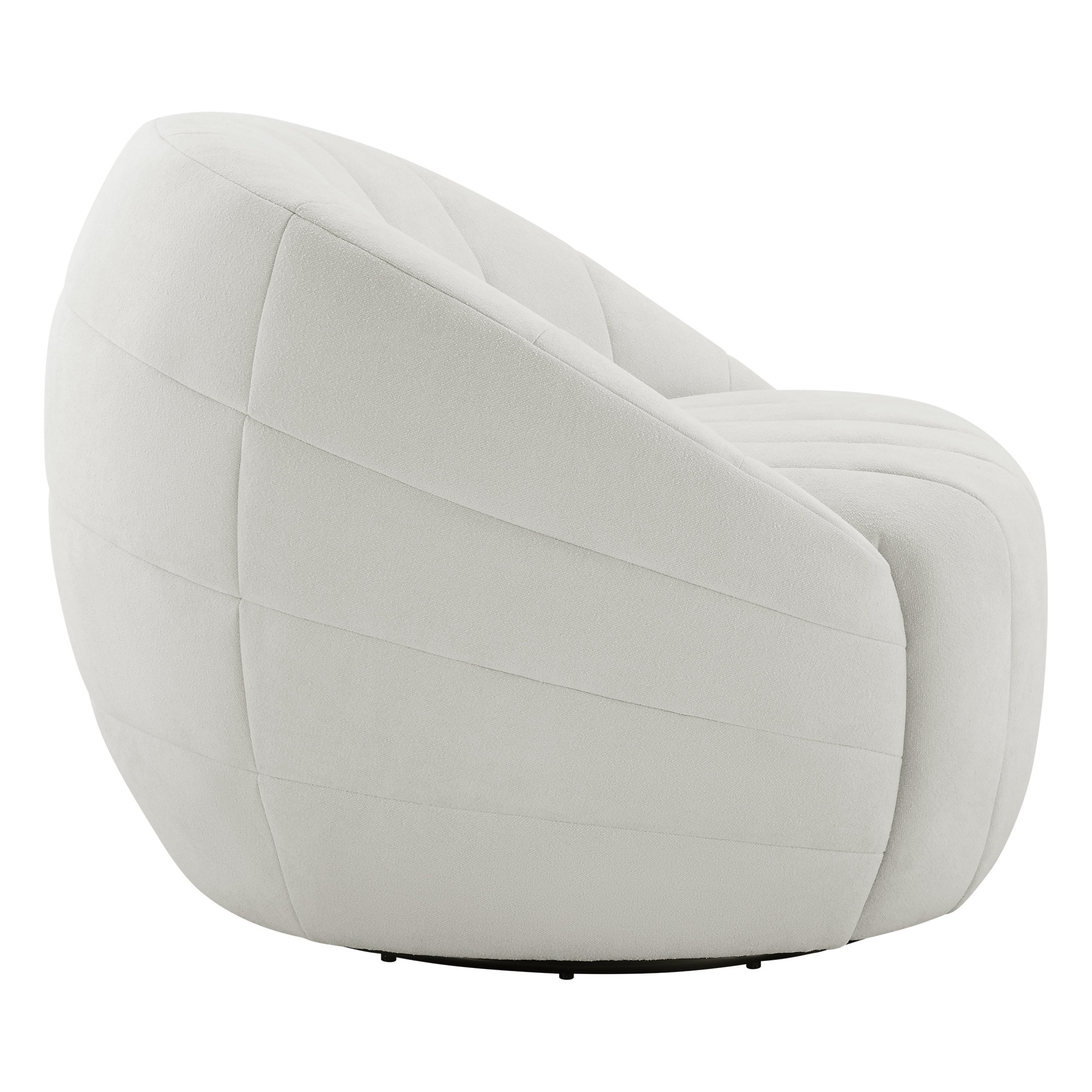 Upholstered Swivel Armchair, Willow Oyster
