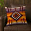 Coussin décoratif intérieur et extérieur d'inspiration rustique en cuir style cow-boy Southwestern-115084551-115084564
