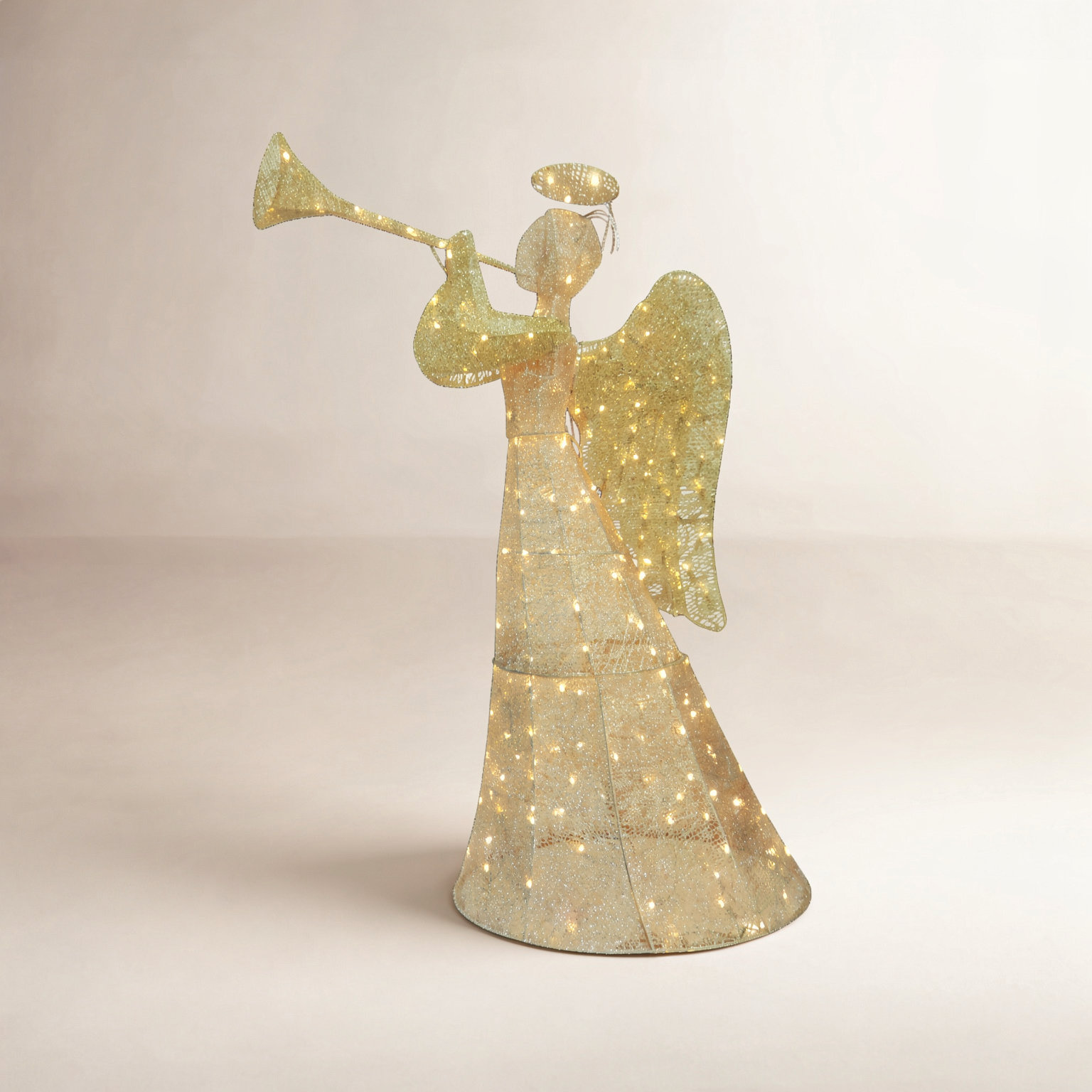 The Holiday Aisle® 5' Lighted Champagne Angel