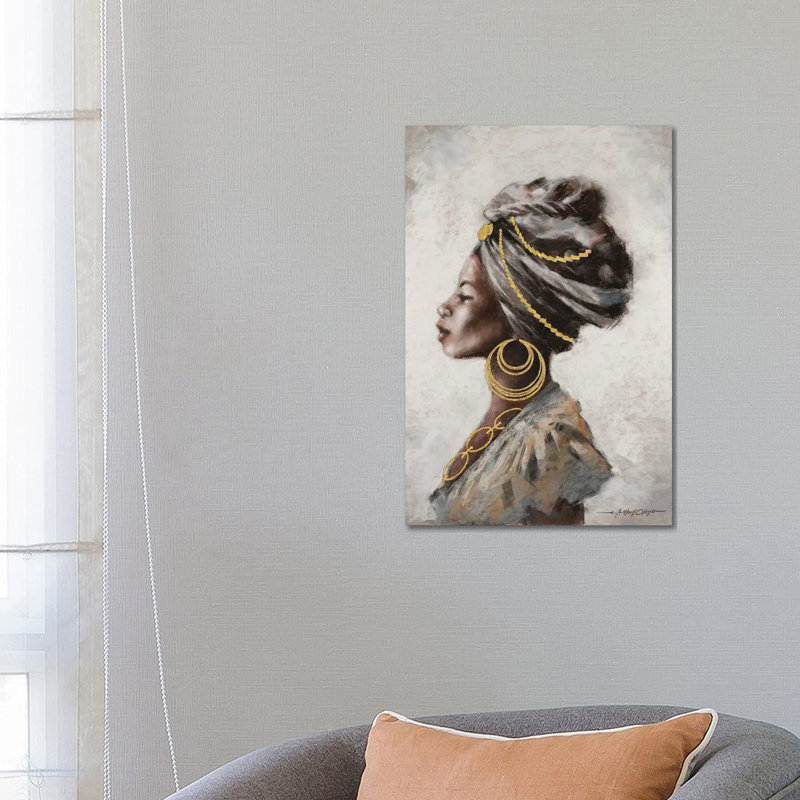 Beauté et force par E.A. Orme - peinture sur toile tendue, H 26 po x l 18 po x 1,5 po