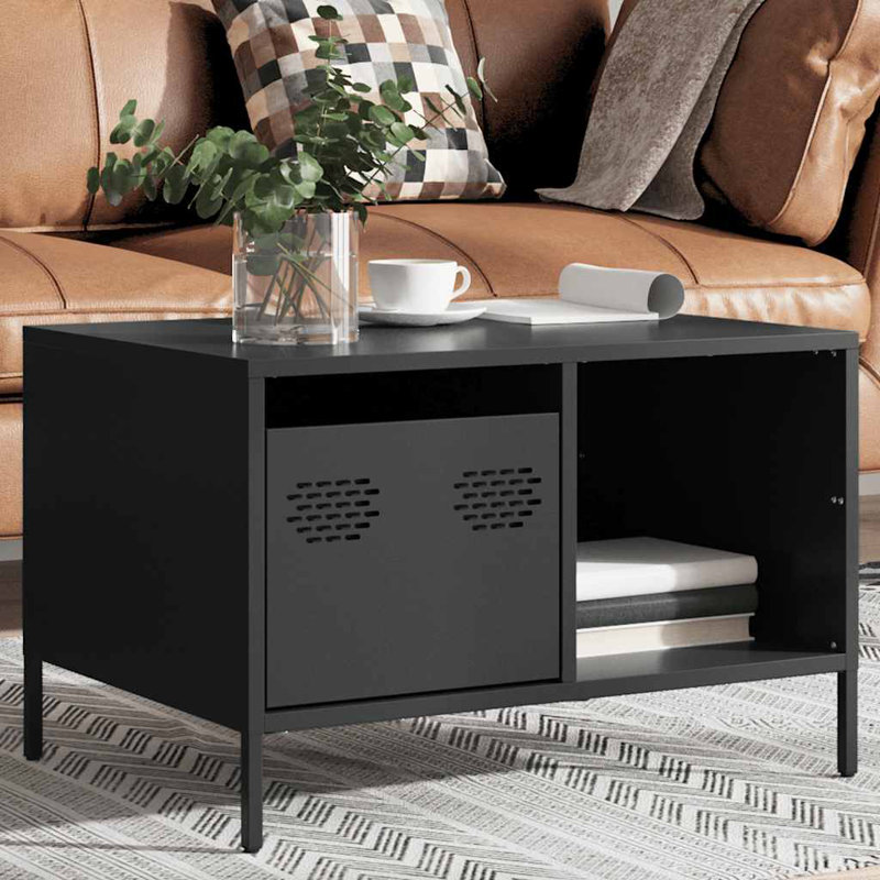 Withernsea Coffee Table with Storage, Black