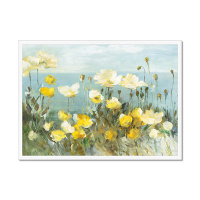 Field Of Poppies Bright Crop by Danhui Nai - Painting