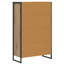 108cm H x 68cm W Steel Book Cabinet Bookcase-646485757