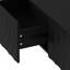 Table basse, l 47,2 po x P 23,6 po x H 14,2 po, panneau de fibres à densité moyenne, 1 pièce, noir, tiroir de rangement