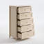 76.2cm W Farmhouse 5-Drawer Chest, Full Recessed Panel Detailing with Diamond Knobs-1309771830