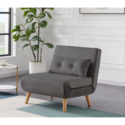 Sisk Velvet Accent Chair