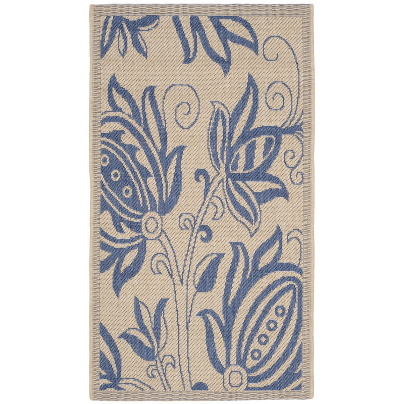 Herefordshire Performance Floral Indoor/Outdoor Area Rug, Rectangle 2' x 3'7"