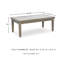 Table basse d'extérieur Springbrook