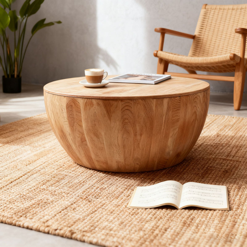 Table basse de 35,43 po pour le bureau, la salle à manger et le salon