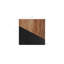 Geometry Wood Wall Tiles, Natural/black, Left