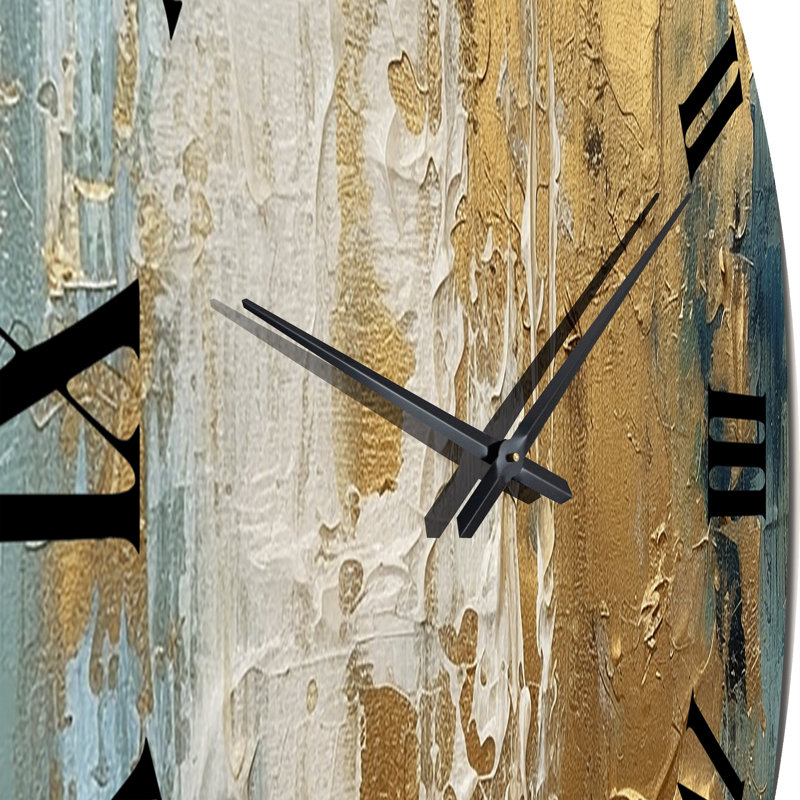 Horloge murale dorée, Moyenne