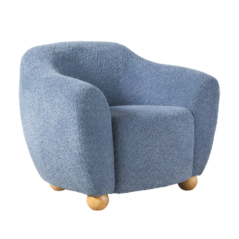  Chaise longue rembourrée Contemporary, Bleu