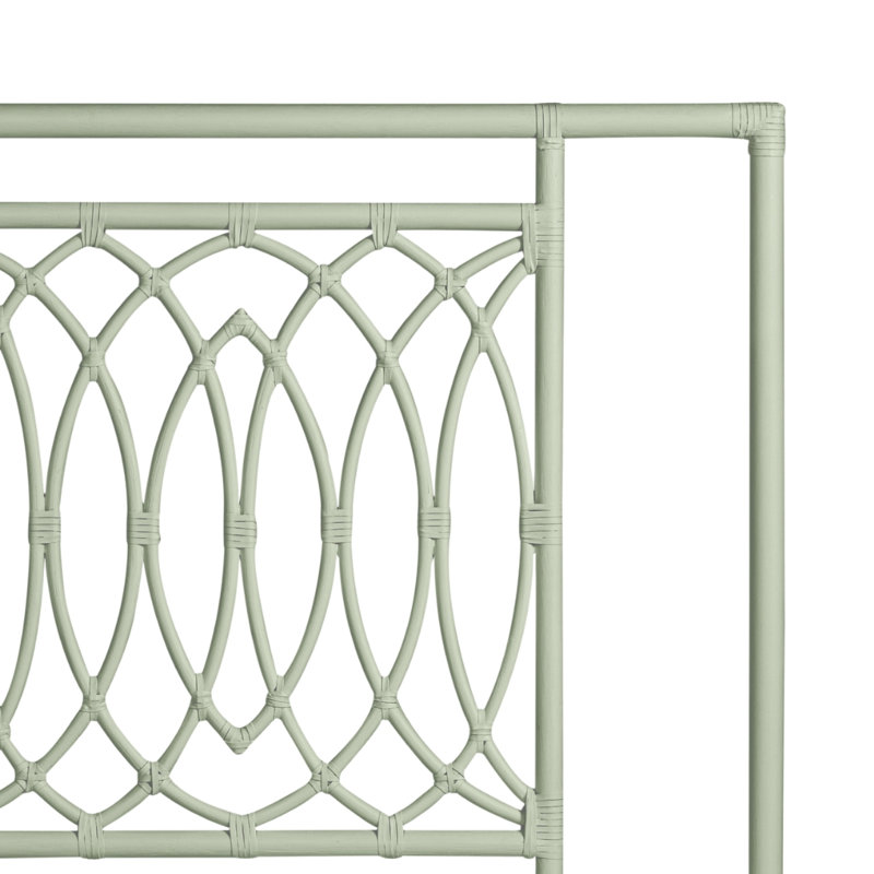 Haskins Standard Bed, White, Twin