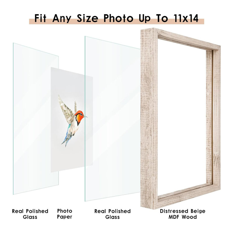 Catressa Picture Frame - Set of 2, Beige