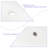 21" x 16" White Vitreous China Rectangular Wall Mount Bathroom Sink with Overflow and Single Faucet Hole, Floating Sink with 1.75" Drain and Top Shelf