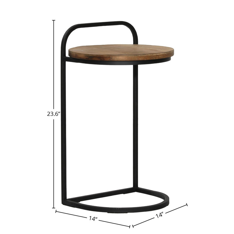 Leigh Teak End Table, Natural