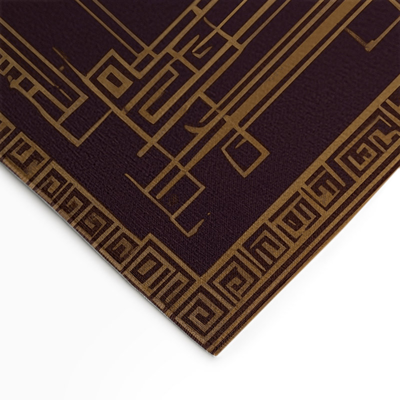 Byzantine Elegance Indoor And Outdoor Area Rug, Rectangle 5' x 7'