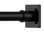 Tringle à rideau de douche à tension 31 à 68 pouces Tringle de douche antidérapante Fixation par tension sans tringle Tringle à rideau de douche noire Tringle à ressort à tension réglable pour fenêtre de salle de bain