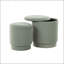 Ensemble de repose-pieds en velours-2117130779