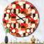 Horloge murale rétro Mid-Century-40748003